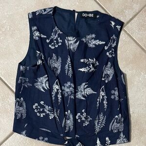 DO+BE Navy Tank Top